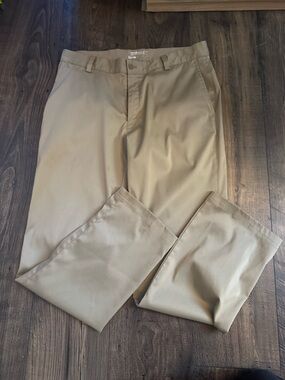 Nike Golf Dri-FIT Pants Mens 32x30 Khaki Performance Stretch Business Casual